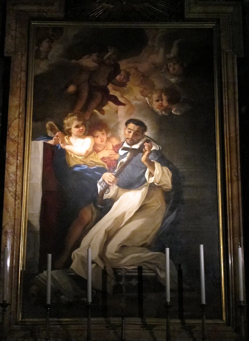 San Lodovico Bertrando in estasi - G.Battista Gaulli, il Baciccio